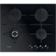 WHIRLPOOL Encimera a gas  GOWL 628/NB, 4 zonas, Negro. Zona Gigante